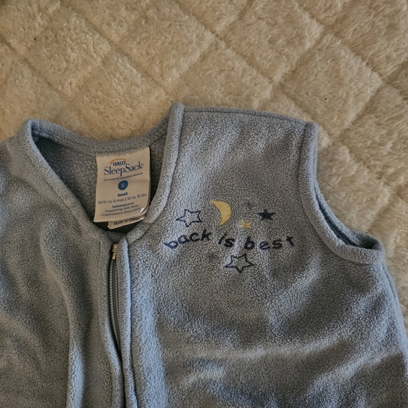 Halo Light Blue Baby Sleep Sack - Picture 4 of 6